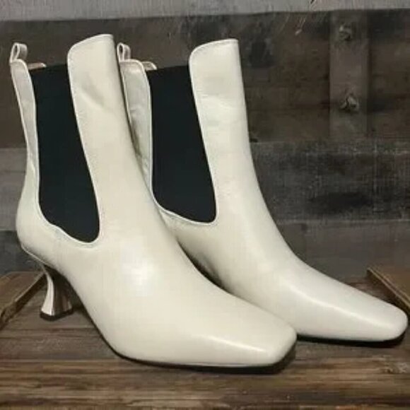 New Sam Edelman Lani Square Toe Chelsea Boot - Picture 2 of 7